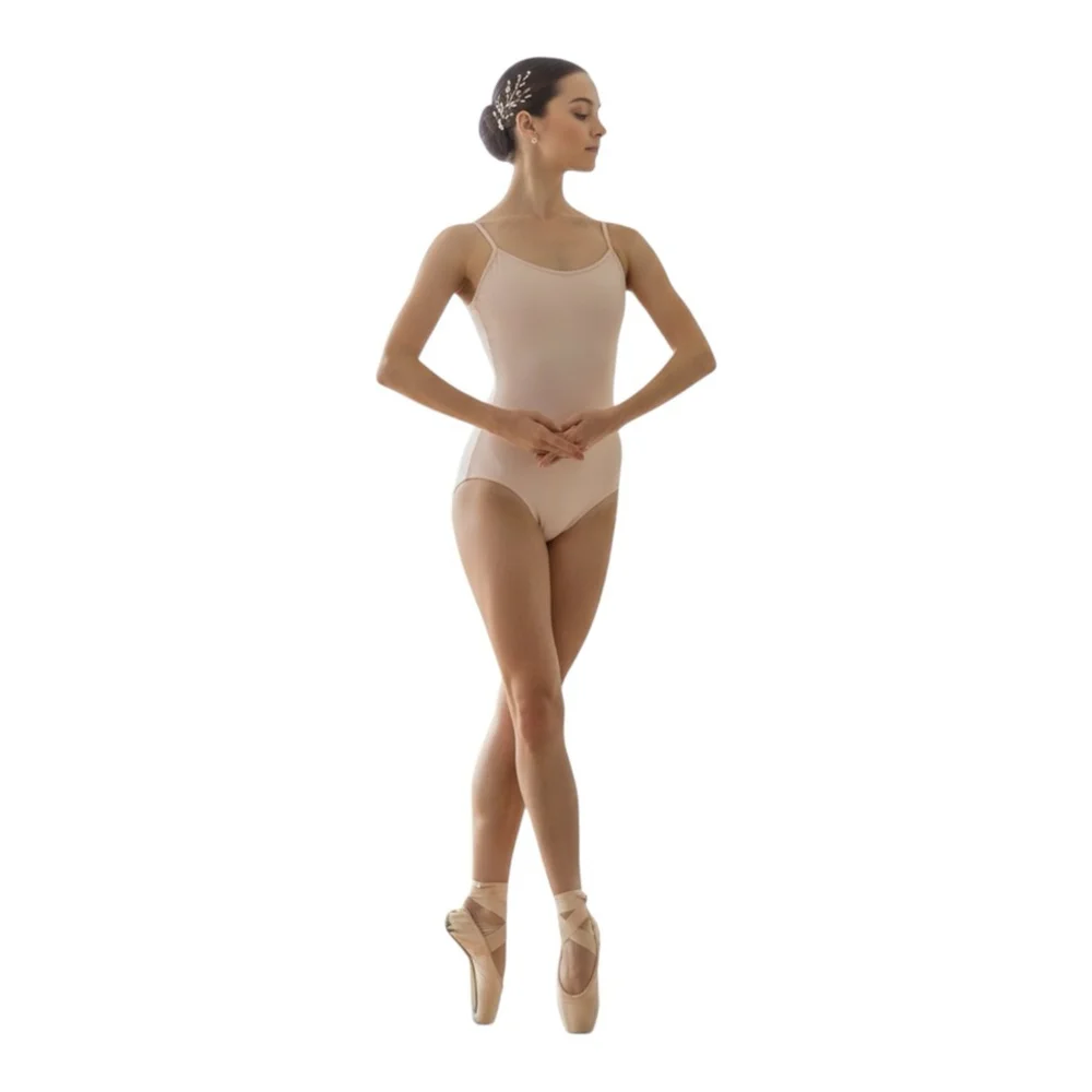 Bloch Pink Ballet Leotard S Camisole Open Back Dance - Picture 1 of 5